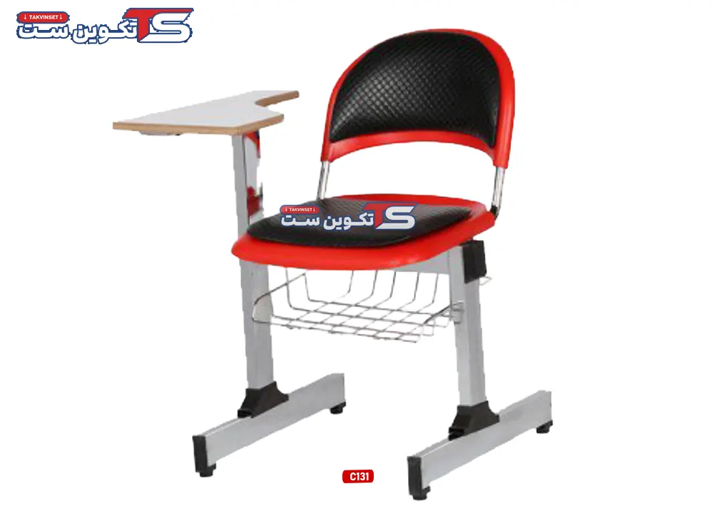 C131 Single-seater Two-piece Training Profile Bench - Takvin Set نیمکت پروفیلی آموزشی یک نفره کفی دوتیکه C131 - تکوین ست