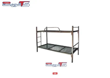 تخت خواب 2 طبقه فلزی 628 - تکوین ست